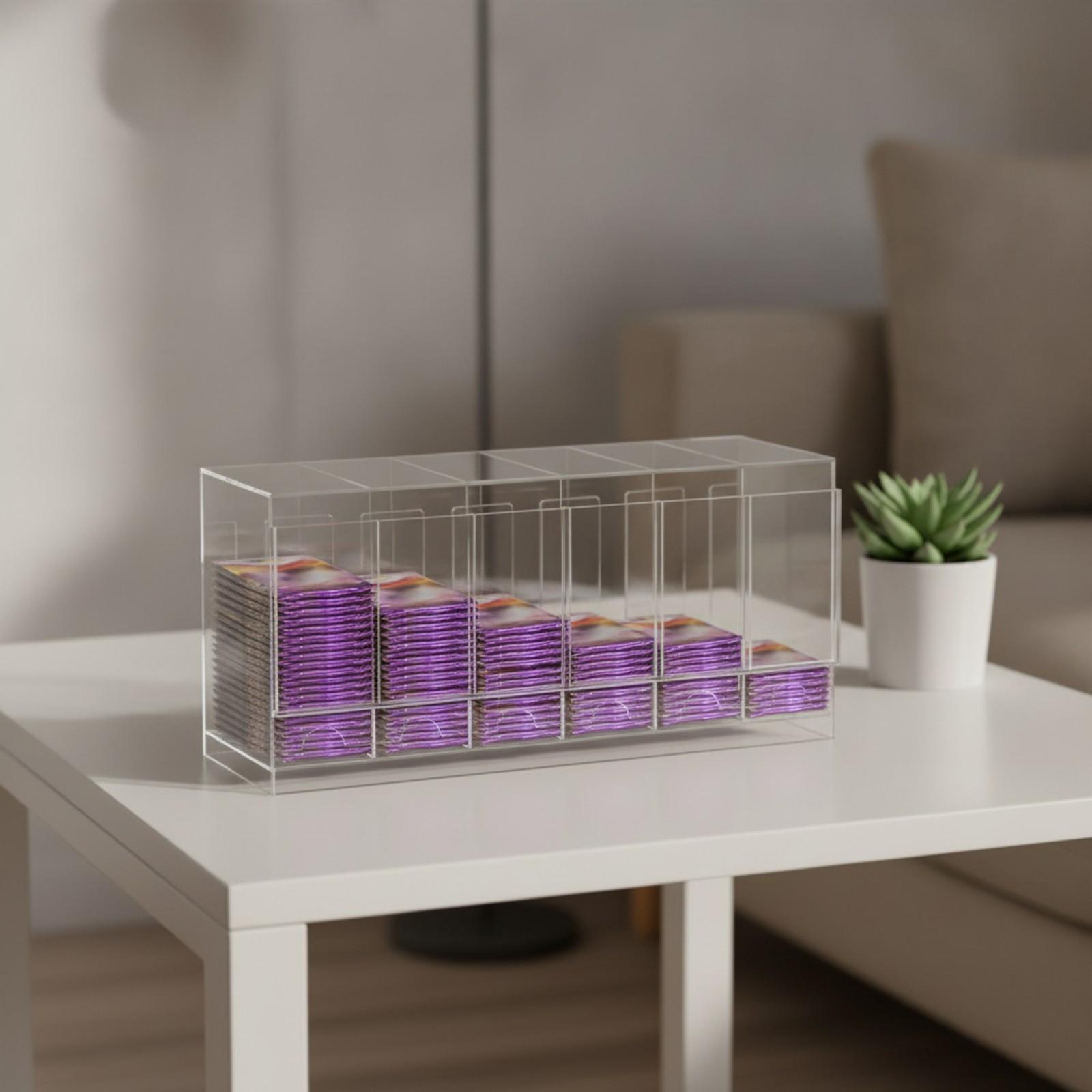Storage - Scatola porta carte con scomparti, apertura
