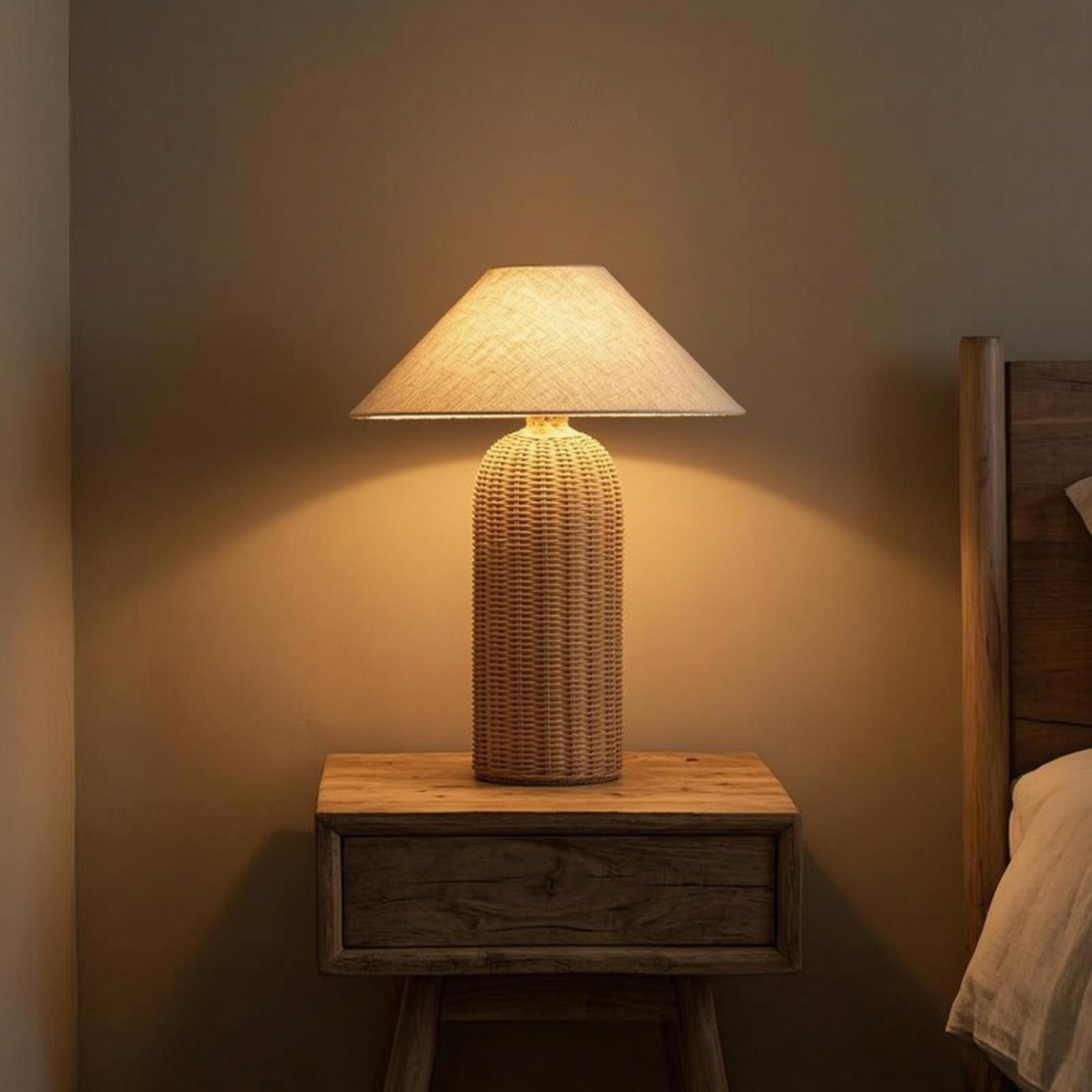 Bedroom Furniture - Lampada da Comodino con Base in