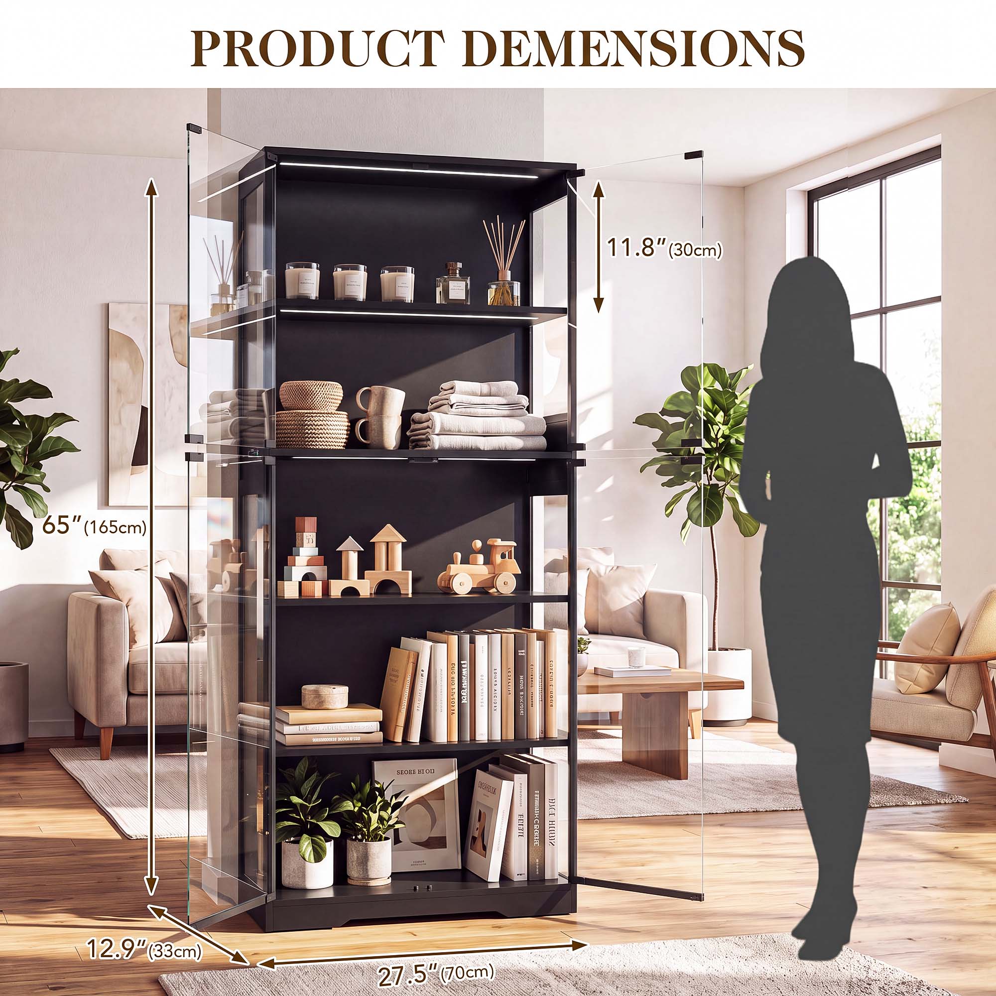 TCGBKAF Vetrina a 5 Ripiani co - Bedroom Furniture recensione e prezzo