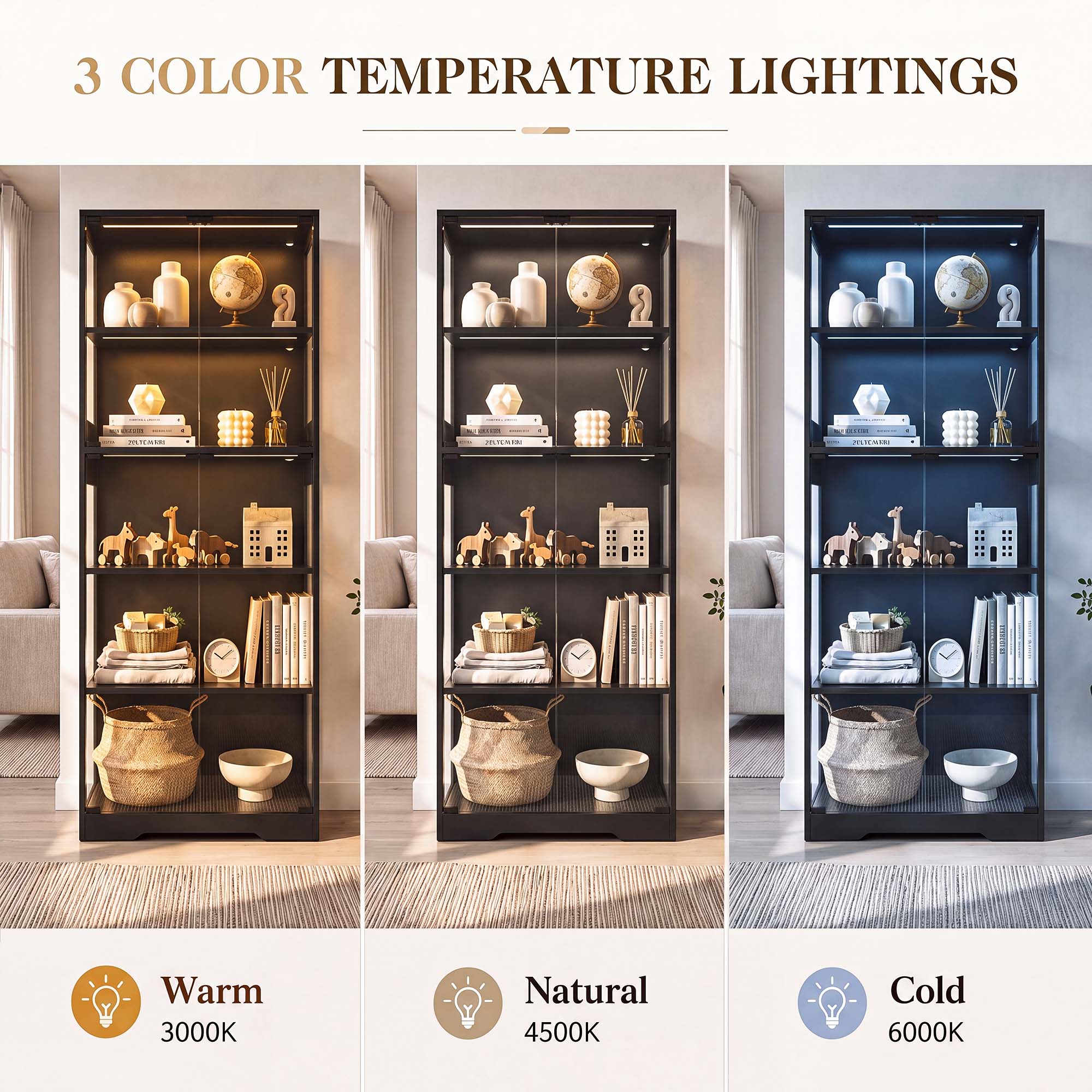 TCGBKAF Vetrina a 5 Ripiani co - Bedroom Furniture recensione e prezzo