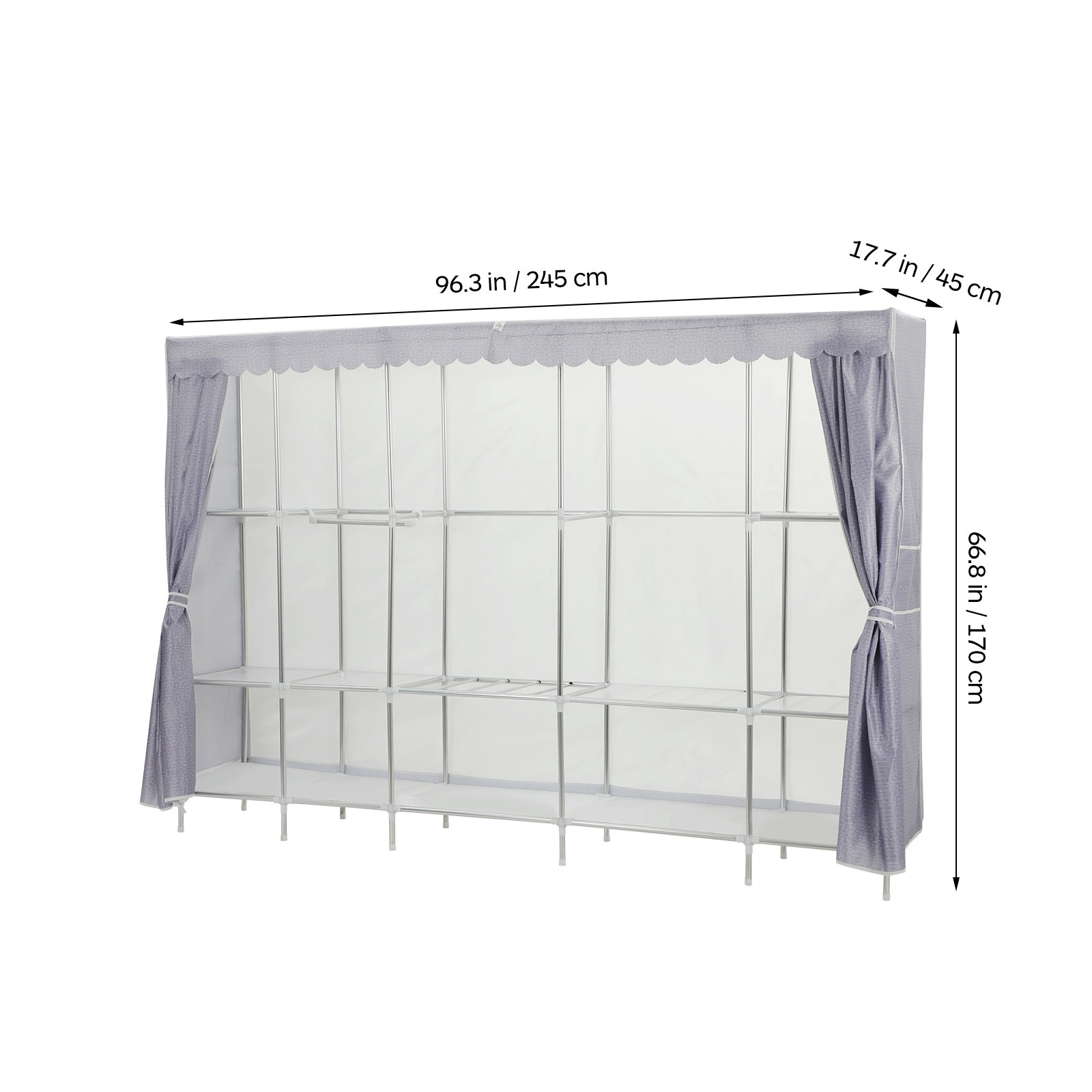 Armadio Portatile in Tessuto c - Wardrobe Closet Portable Fabric Cover recensione e prezzo