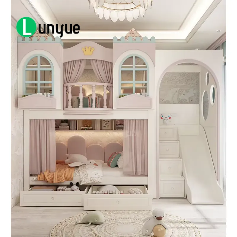 Letto a castello personalizzat - Bunk Bed With Stairs And Slide recensione e prezzo
