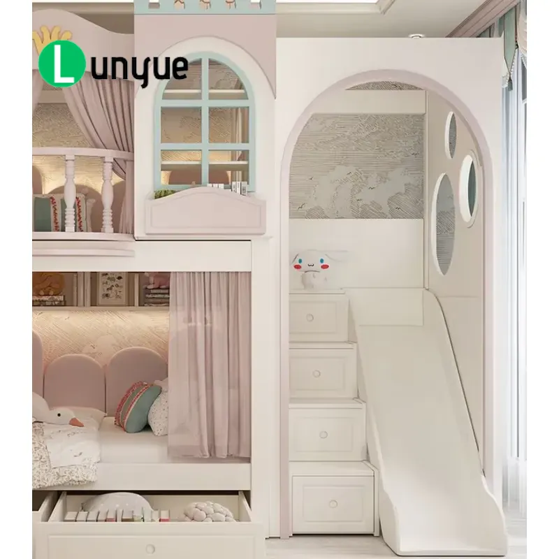 Letto a castello personalizzat - Bunk Bed With Stairs And Slide recensione e prezzo