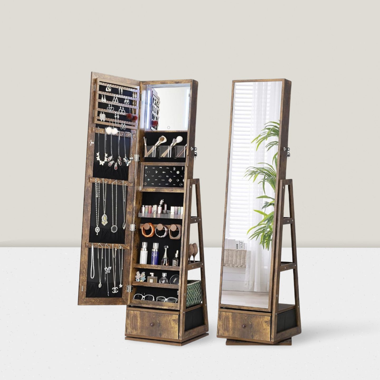 Specchio a figura intera per g - Full Length Mirror Jewelry Armoire recensione e prezzo
