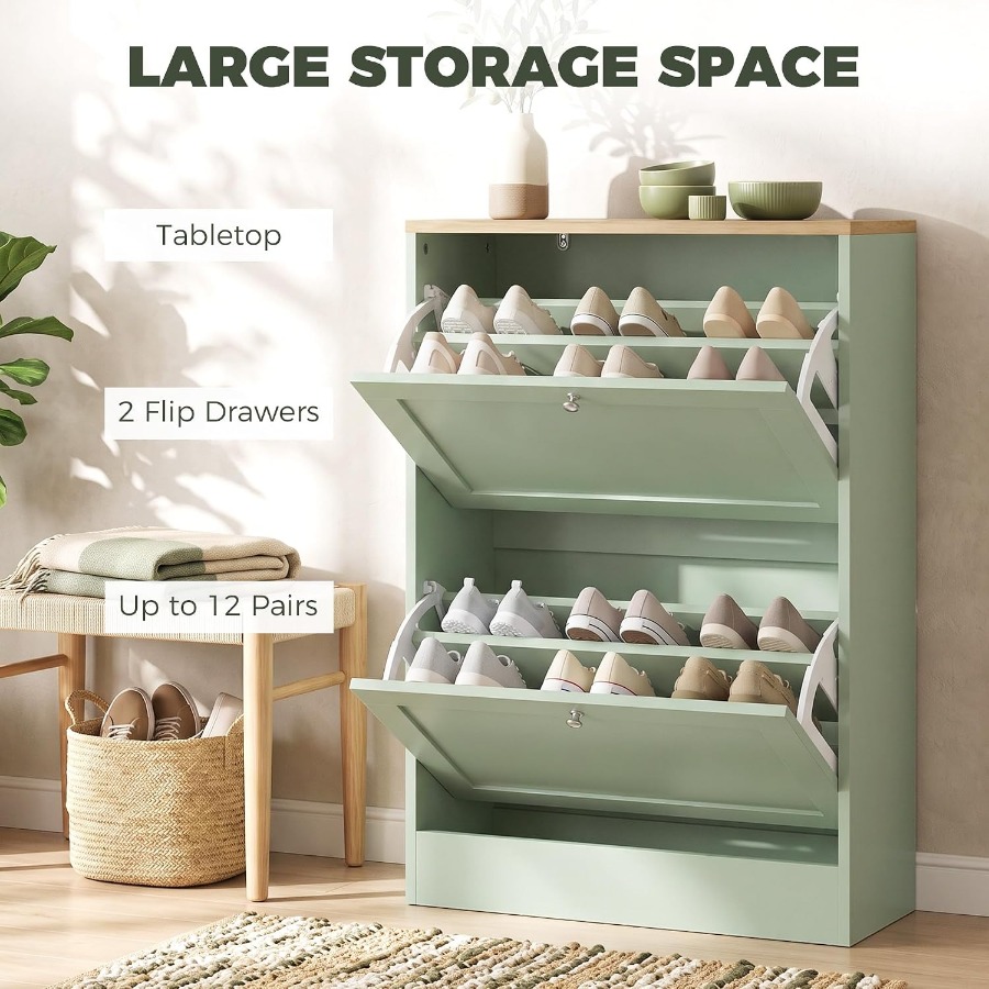 Mobiletto porta scarpe per l'i - Shoe Rack Cabinet Narrow Entryway recensione e prezzo