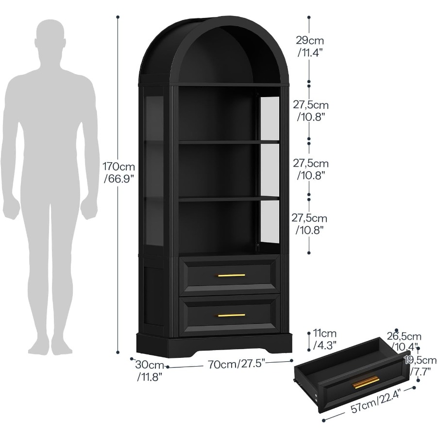 Vetrina, Libreria Alta ad Arco - Storage recensione e prezzo