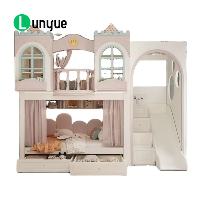 Letto a castello personalizzat - Bunk Bed With Stairs And Slide recensione e prezzo