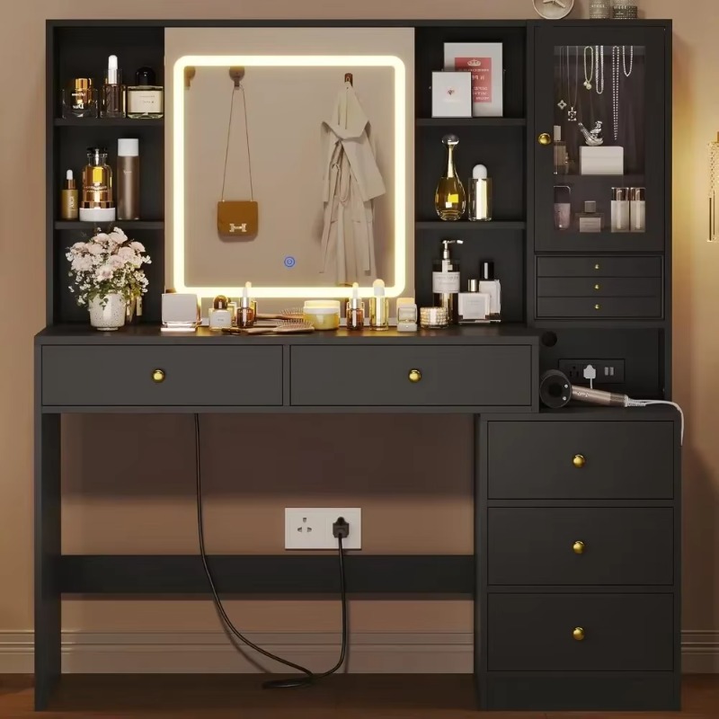Tavolo da toeletta con 5 casse - Dressing Table Vanity With Lighted Mirror recensione e prezzo